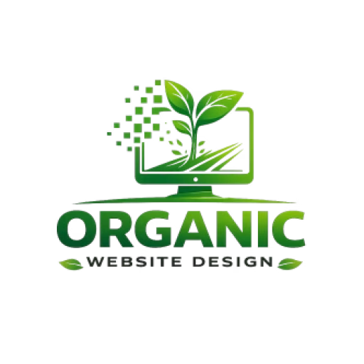 Organic website design logo